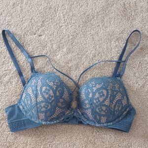 Victoria's Secret Lace Bra in Blue